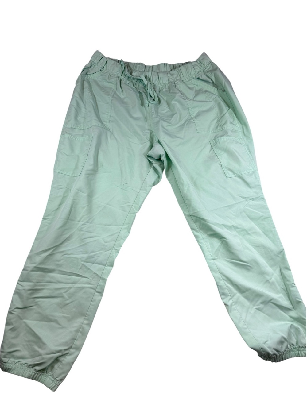 Scrubstar light Mint Green scrub Drawstring Cargo Jogger Pants size 2XL
